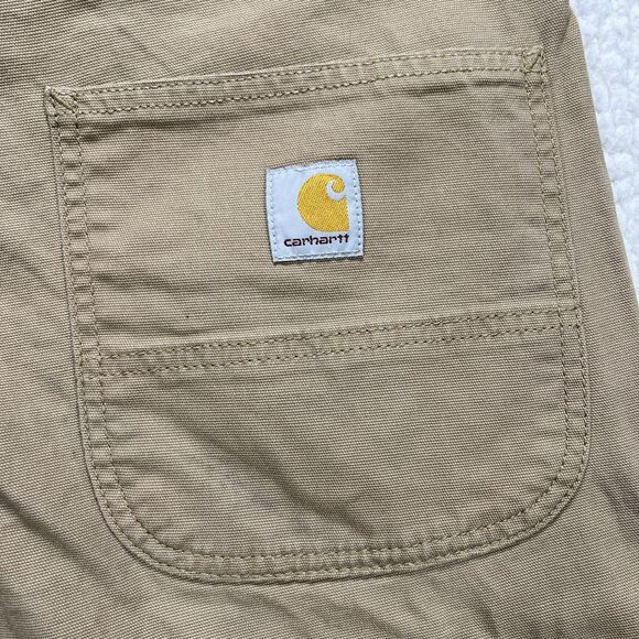 Carhartt Rugged Flex Canvas Pants Men’s 38x30 (Actual 37x29) Relaxed Workwear - Picture 6 of 14